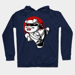 Animal Kungfu pig cute asian culture Hoodie